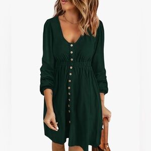 BTFM Dress Dark Green Large